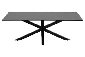 Ganesh Rektangulärt Soffbord i Keramik med Metallunderrede - Mörkgrå - Möbler - Bord & matgrupper - Soffbord