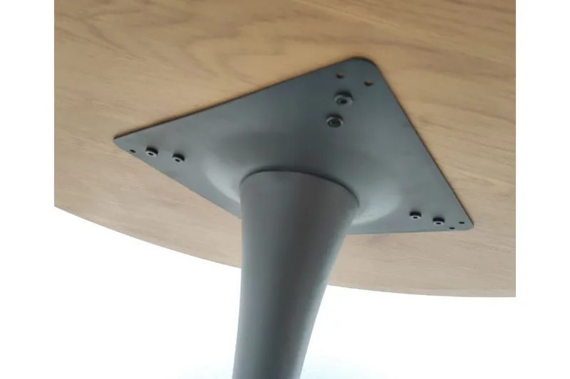 Gibran Matbord 100 cm Rund - Svart/Beige - Möbler - Bord & matgrupper - Matbord & köksbord