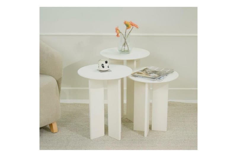 Glenure Soffbord 40 cm - Beige - Möbler - Bord & matgrupper - Soffbord