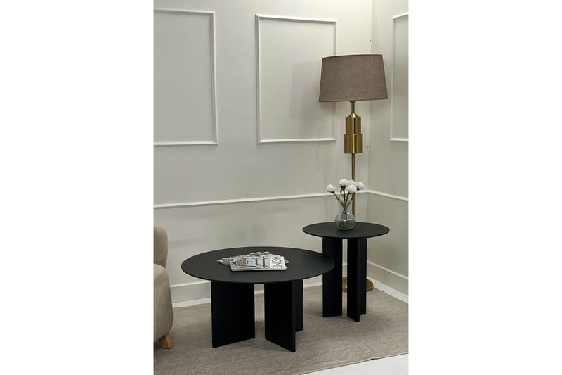 Glenure Soffbord 80 cm - Svart - Möbler - Bord & matgrupper - Soffbord