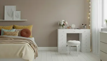 Glow Stort sminkbord utan spegel - Förvaring med lådor 120 cm - Vit - Möbler - Bord & matgrupper - Sminkbord & toalettbord