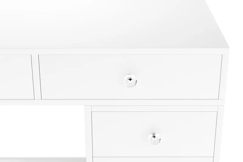 Glow Stort sminkbord utan spegel - Förvaring med lådor 120 cm - Vit - Möbler - Bord & matgrupper - Sminkbord & toalettbord