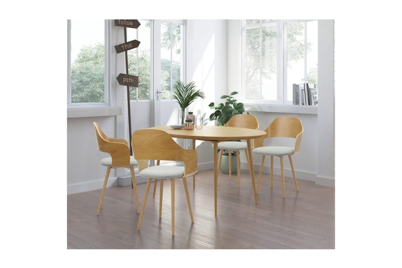 Graham Matgrupp 4-sits - Brun - Möbler - Bord & matgrupper - Matgrupper