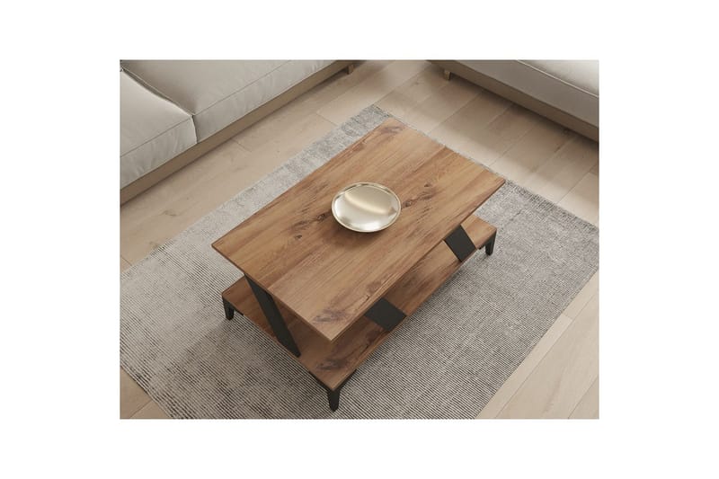 Gralen Soffbord 100 cm - Antracit/Natur - Möbler - Bord & matgrupper - Soffbord