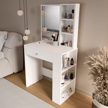 Gravo Sminkbord 69,4x135x40 cm - Vit - Möbler - Bord & matgrupper - Sminkbord & toalettbord