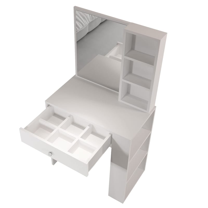 Gravo Sminkbord 69,4x135x40 cm - Vit - Möbler - Bord & matgrupper - Sminkbord & toalettbord