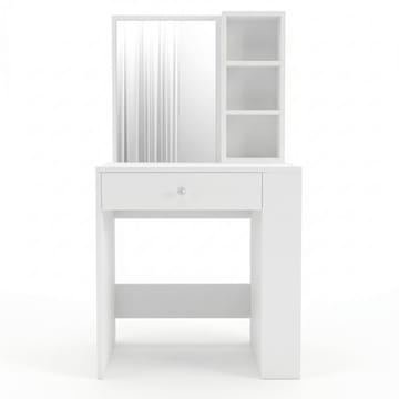 Gravo Sminkbord 69,4x135x40 cm - Vit - Möbler - Bord & matgrupper - Sminkbord & toalettbord