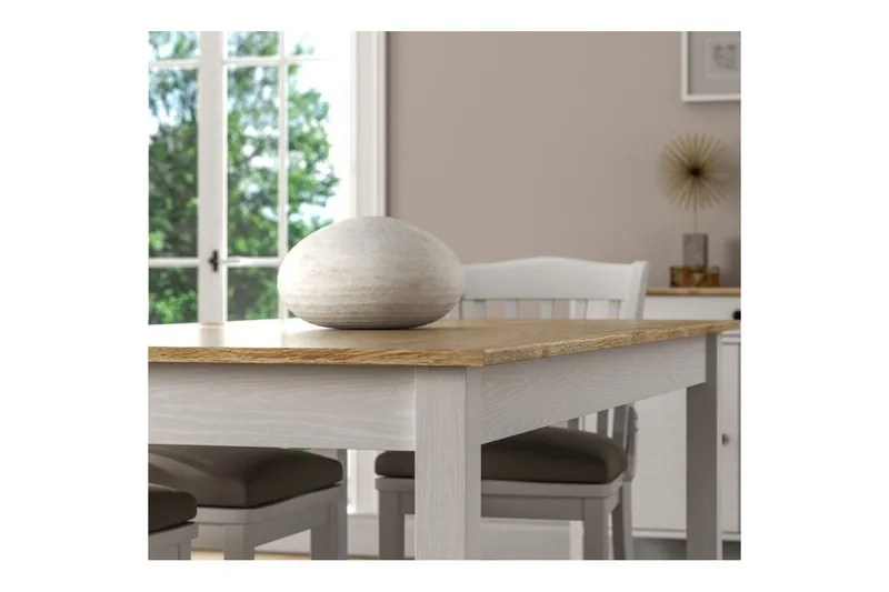 Gulbahar Matbord 180 cm Rektangulär - Natur/Vit - Möbler - Bord & matgrupper - Matbord & köksbord