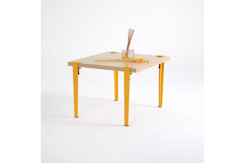 Halicheron Soffbord 60x60 cm Brun/Gul - Hanah Home - Möbler - Bord & matgrupper - Soffbord