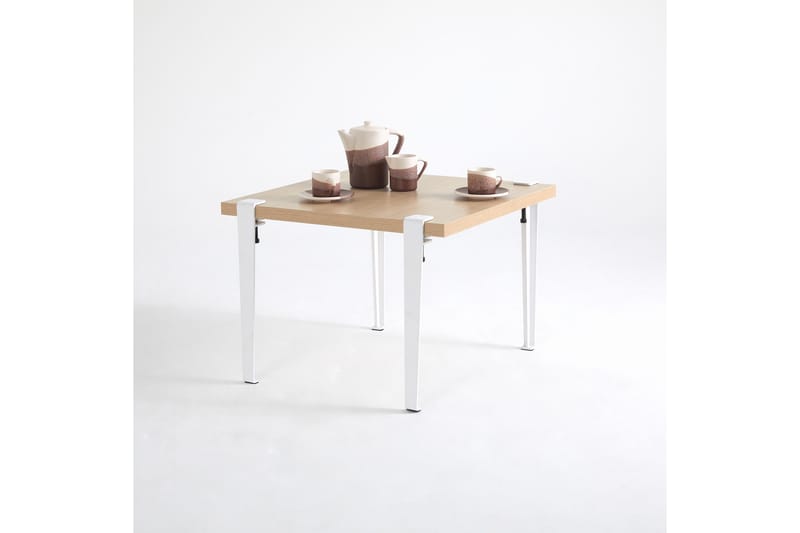 Halicheron Soffbord 60x60 cm Brun/Vit - Hanah Home - Möbler - Bord & matgrupper - Soffbord