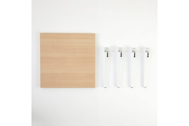 Halicheron Soffbord 60x60 cm Brun/Vit - Hanah Home - Möbler - Bord & matgrupper - Soffbord
