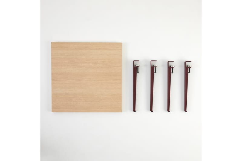 Halicheron Soffbord 60x60 cm Mörkbrun - Hanah Home - Soffbord