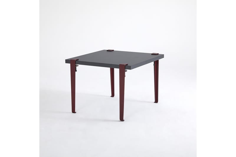 Halicheron Soffbord 60x60 cm Svart/Röd - Hanah Home - Möbler - Bord & matgrupper - Soffbord