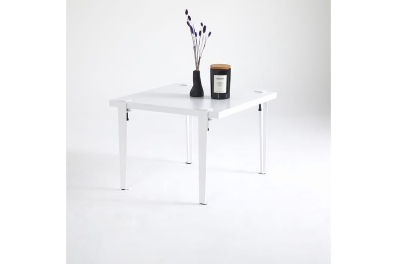 Halicheron Soffbord 60x60 cm Vit - Hanah Home - Möbler - Bord & matgrupper - Soffbord