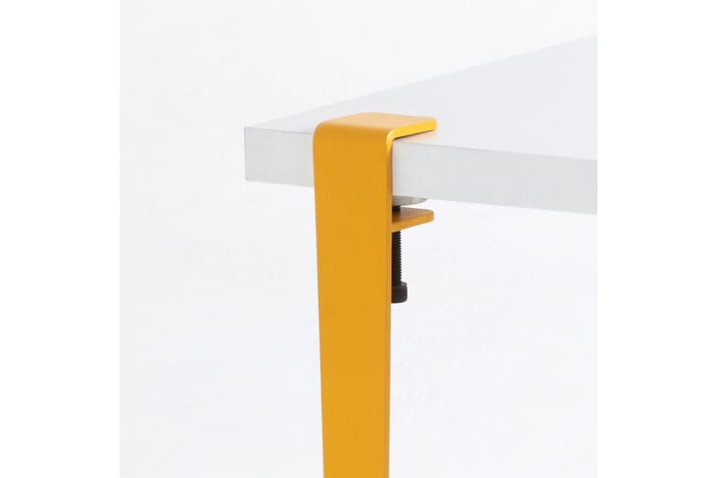 Halicheron Soffbord 60x60 cm Vit/Gul - Hanah Home - Möbler - Bord & matgrupper - Soffbord