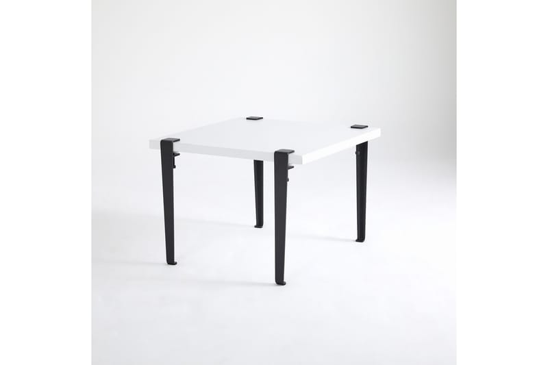 Halicheron Soffbord 60x60 cm Vit/Svart - Hanah Home - Möbler - Bord & matgrupper - Soffbord