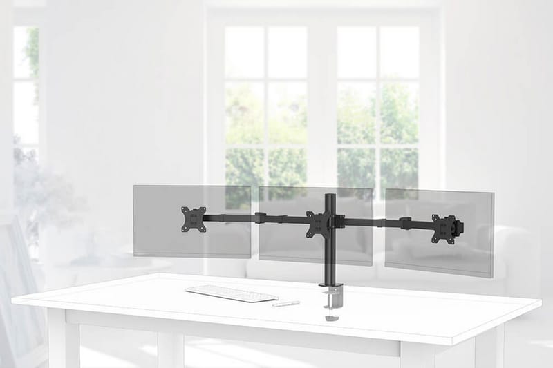 HAMA Monitorfäste För Tre Bildskärmar 13- 27 - Möbler - Bord & matgrupper - Bordstillbehör