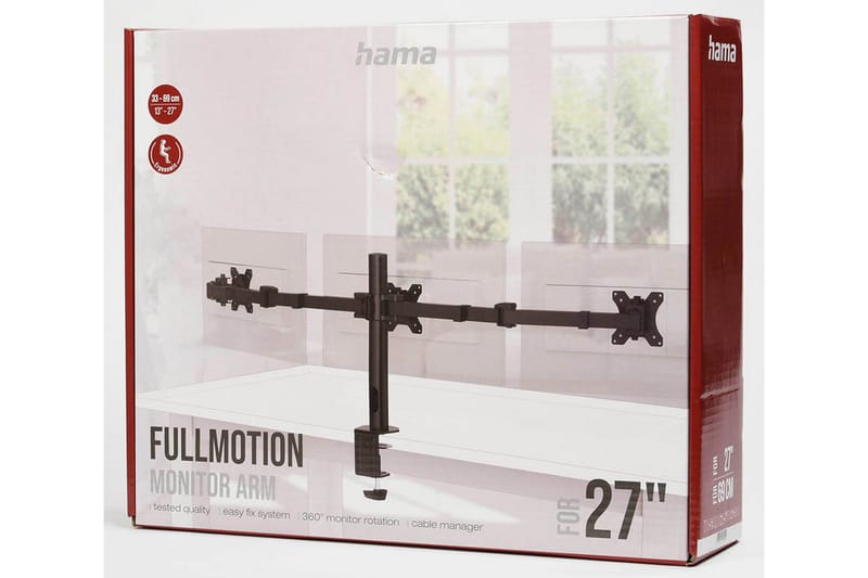 HAMA Monitorfäste För Tre Bildskärmar 13- 27 - Möbler - Bord & matgrupper - Bordstillbehör