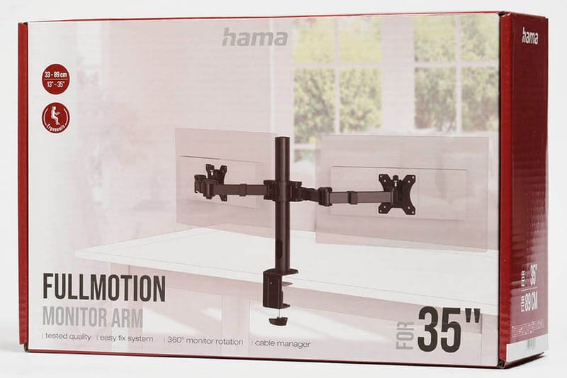 HAMA Monitorfäste För Två Bildskärmar 13- 35 - Möbler - Bord & matgrupper - Bordstillbehör