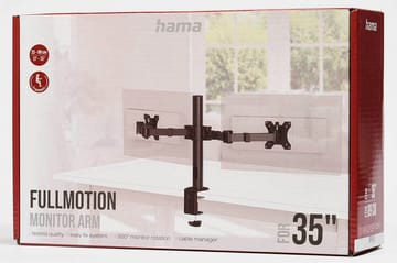 HAMA Monitorfäste För Två Bildskärmar 13- 35 - Möbler - Bord & matgrupper - Bordstillbehör