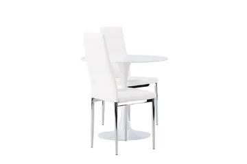 Hamden Matbord 80 cm med 2 Pastill Matstol - Möbler - Bord & matgrupper - Matgrupper