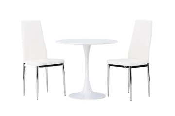 Hamden Matbord 80 cm med 2 Pastill Matstol - Möbler - Bord & matgrupper - Matgrupper