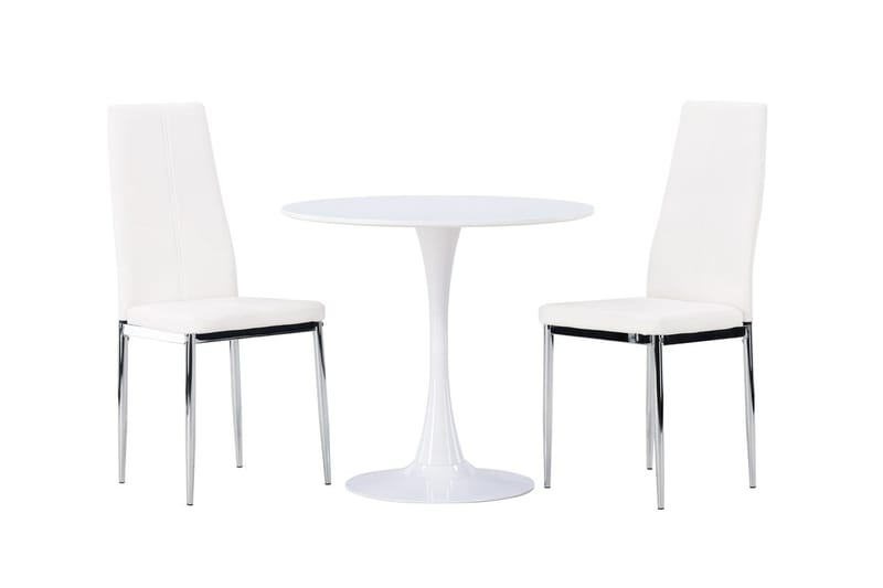 Hamden Matbord 80 cm med 2 Pastill Matstol - Möbler - Bord & matgrupper - Matgrupper