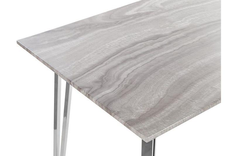 Hamiota Matbord 70x120 cm - Vit/Silver - Möbler - Bord & matgrupper - Matbord & köksbord