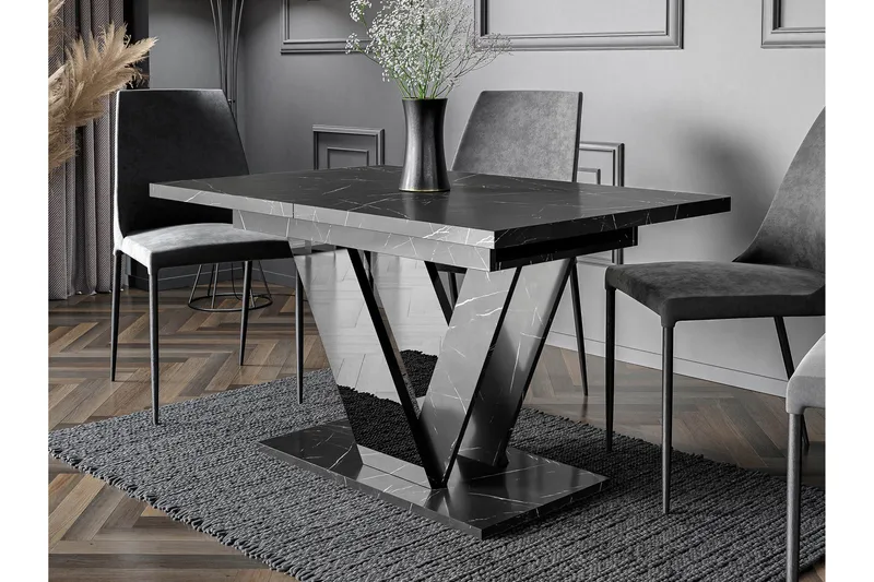 Harumi Matbord Rektangulär - Svart - Möbler - Bord & matgrupper - Matbord & köksbord