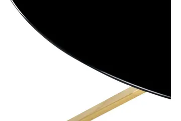 Hayder Runt Matbord 105 cm i Glas - Svart - Möbler - Bord & matgrupper - Matbord & köksbord
