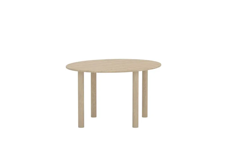 Hilo Ovalt Matbord 130 cm i Trä med Ekutseende - Beige - Möbler - Bord & matgrupper - Matbord & köksbord