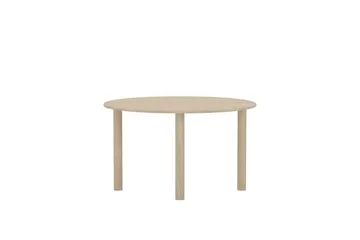 Hilo Ovalt Matbord 130 cm i Trä med Ekutseende - Beige - Möbler - Bord & matgrupper - Matbord & köksbord