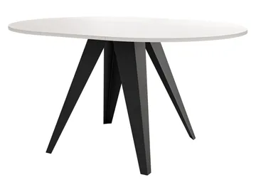Hoban Matbord rund förlängningsbart 100-138 cm - Svart, grå - Möbler - Bord & matgrupper - Matbord & köksbord