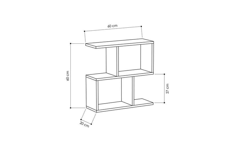 Homemania Soffbord 60 cm - Vit - Möbler - Bord & matgrupper - Soffbord