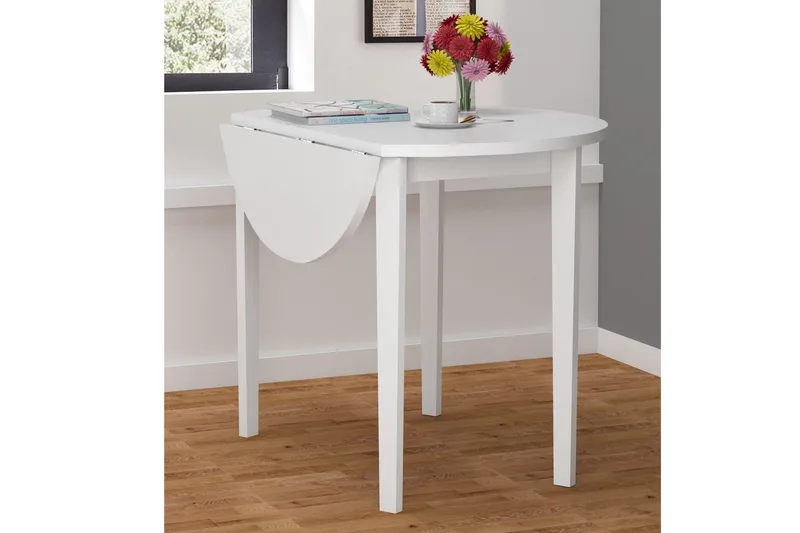 Ranso Klaffbord 91,5 cm Runt - Vit - Möbler - Bord & matgrupper - Klaffbord & Hopfällbart bord