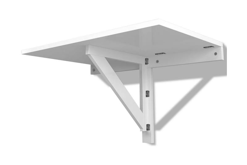 Vägghängt fällbord vit 100x60 cm - Vit - Möbler - Bord & matgrupper - Klaffbord & Hopfällbart bord