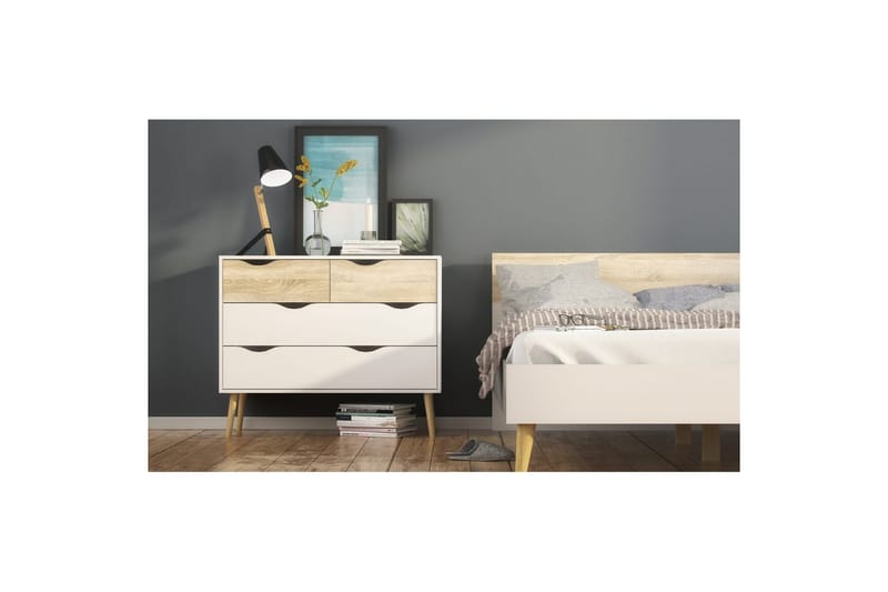 Hostafranc Sminkbord 99 cm - Vit - Möbler - Bord & matgrupper - Sminkbord & toalettbord