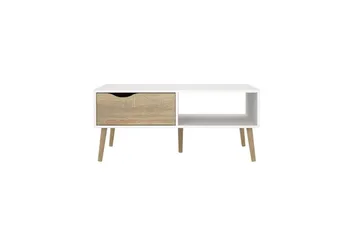 Hostafranc Soffbord 98,7 cm - Natur/Vit - Möbler - Bord & matgrupper - Soffbord