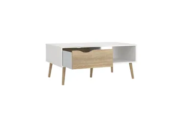 Hostafranc Soffbord 98,7 cm - Natur/Vit - Möbler - Bord & matgrupper - Soffbord