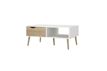 Hostafranc Soffbord 98,7 cm - Natur/Vit - Möbler - Bord & matgrupper - Soffbord