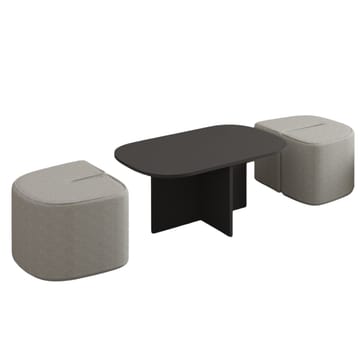 Hu Soffbordsset 90x42,9x45 cm - Antracit - Möbler - Bord & matgrupper - Soffbord