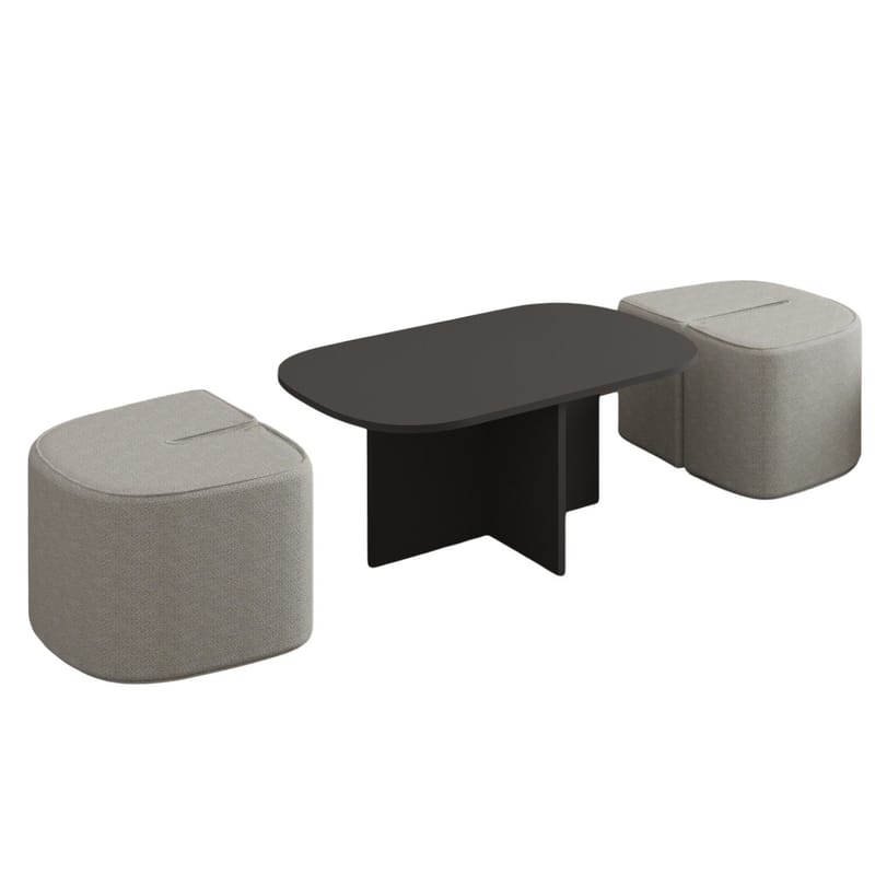 Hu Soffbordsset 90x42,9x45 cm - Antracit - Möbler - Bord & matgrupper - Soffbord