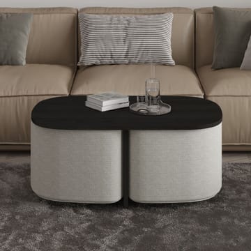 Hu Soffbordsset 90x42,9x45 cm - Svart - Möbler - Bord & matgrupper - Soffbord