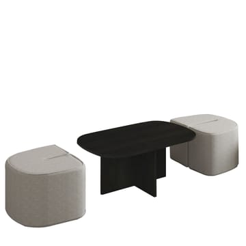 Hu Soffbordsset 90x42,9x45 cm - Svart - Möbler - Bord & matgrupper - Soffbord