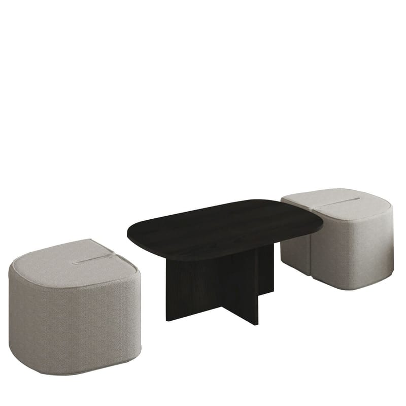 Hu Soffbordsset 90x42,9x45 cm - Svart - Möbler - Bord & matgrupper - Soffbord