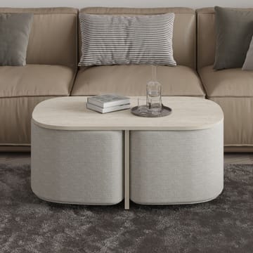 Hu Soffbordsset 90x42,9x45 cm - Travertin - Möbler - Bord & matgrupper - Soffbord