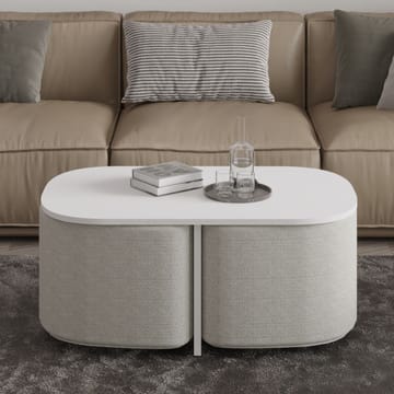 Hu Soffbordsset 90x42,9x45 cm - Vit - Möbler - Bord & matgrupper - Soffbord