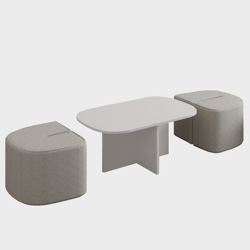 Hu Soffbordsset 90x42,9x45 cm - Vit - Möbler - Bord & matgrupper - Soffbord