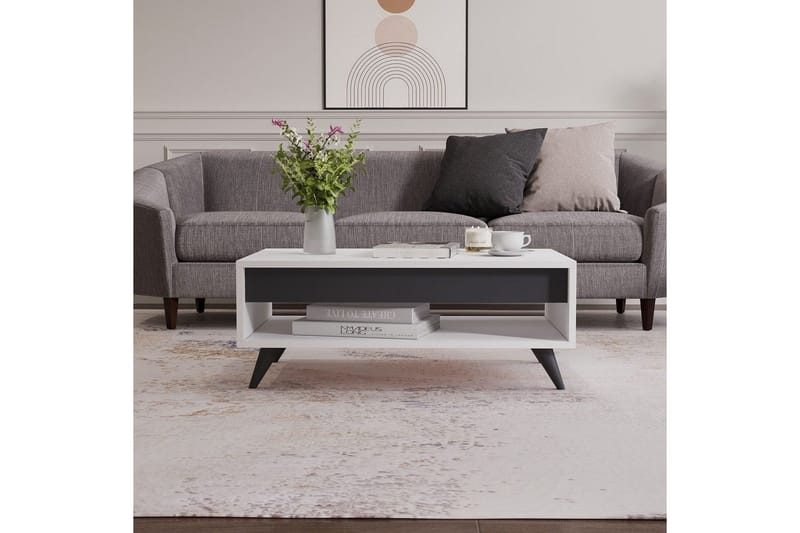 Hume Soffbord 90 cm - Vit - Möbler - Bord & matgrupper - Soffbord