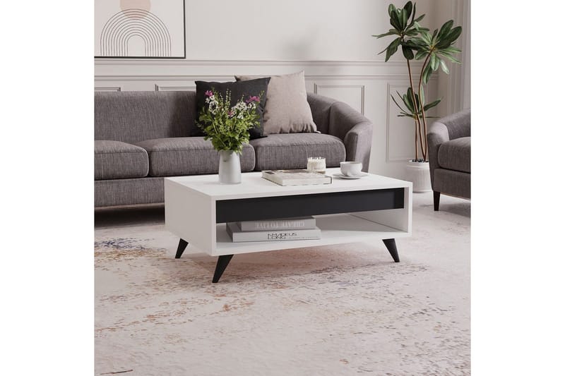 Hume Soffbord 90 cm - Vit - Möbler - Bord & matgrupper - Soffbord
